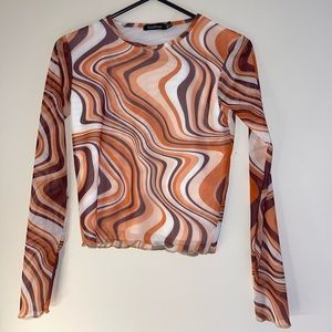 trendy swirl long sleeve